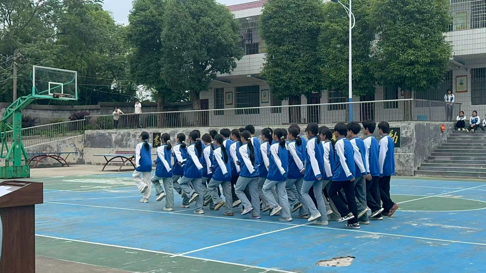 青春律动展风采 梽木山中学体操比赛圆满落幕